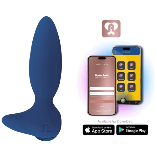 Анальная вибропробка Adrien Lastic Little Rocket 2.0 + APP