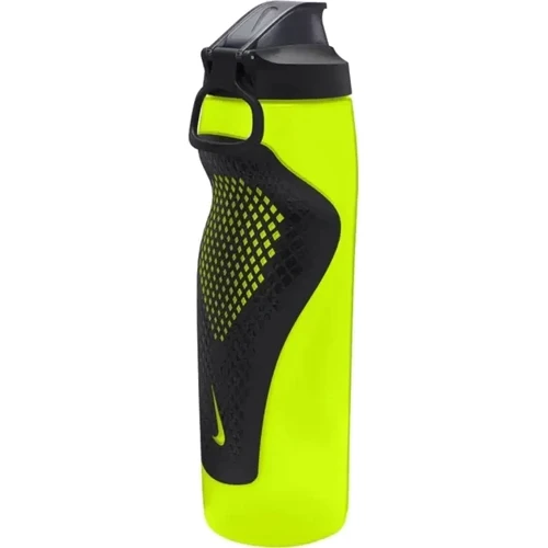 Фляга Пляшка Nike REFUEL BOTTLE LOCKING LID 32 OZ Лимонно-чорний Уні 946 мл (N.100.7670.705.32): Виробник Nike