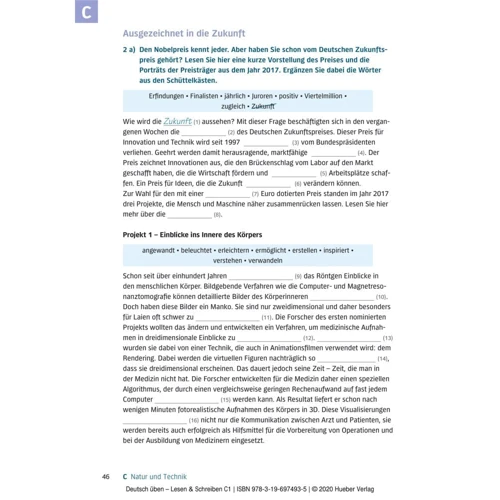 Deutsch üben: Lesen und Schreiben C1: ISBN 9783196974935, 978-3-19-697493-5