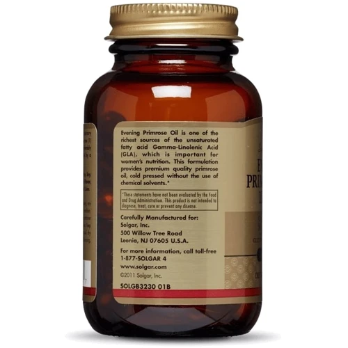 Solgar Evening Primrose Oil 1300 mg 30 Softgels: Форма выпуска Капсулы