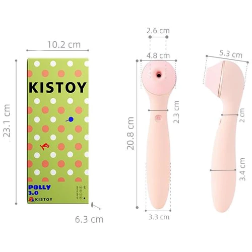 Вакуумный стимулятор KisToy Polly Max Green