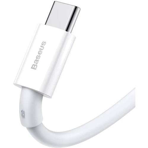 Кабель Baseus USB Cable to USB-C Superior Series Fast Charging 66W 1m White (CATYS-02): Довжина 1 м