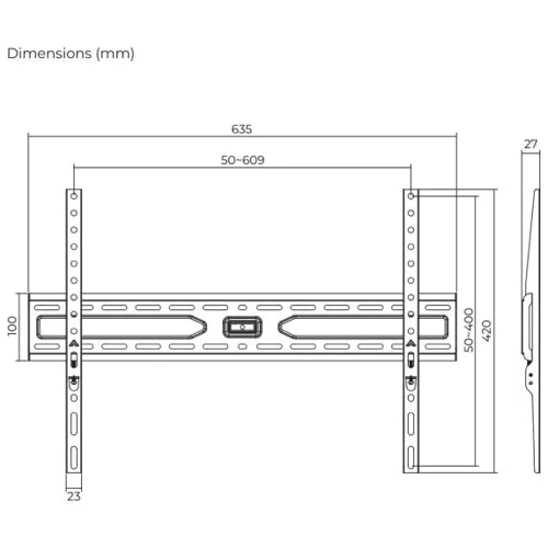 Кронштейн для ТБ Brateck KL36-46F