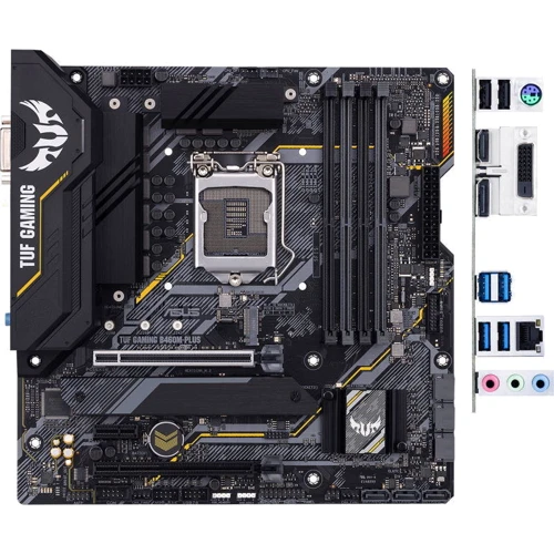 ASUS TUF GAMING B460M-PLUS: Роз'єми на платі SATA 3.0, M.2