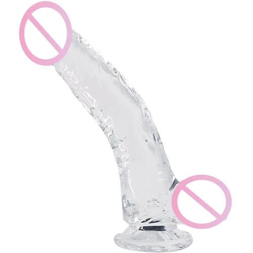 Прозрачный фаллоимитатор Alive Jelly Dildo Stallion
