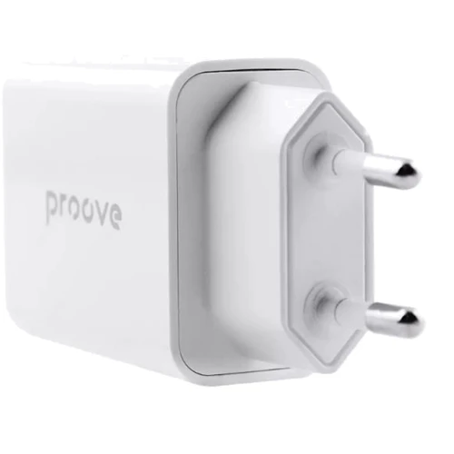 Зарядний пристрій Proove Wall Charger USB-C+USB Rapid 20W White: Тип сетевое