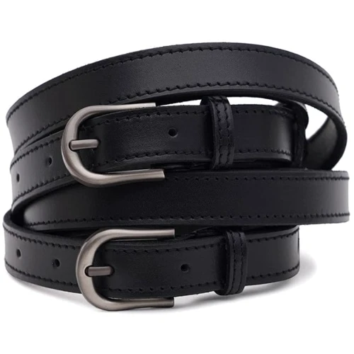 Жіночий ремінь Borsa Leather чорний (110gen1new2bl-black)