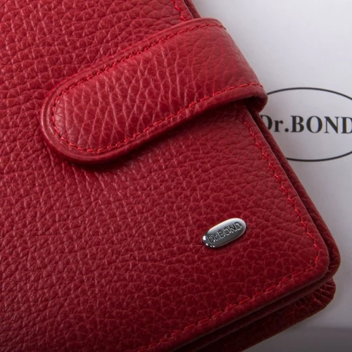 Женский кошелек Dr. Bond красный (35133 red): Пол Женский