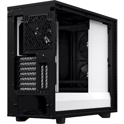 Корпус Fractal Design Define 7 Black / White TG Clear Tint (FD-C-DEF7A-05): Матеріал передній панелі анодований алюміній