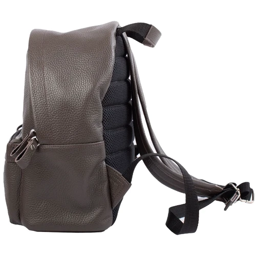Жіночий рюкзак Eterno коричневий (CLJ-RKZ609-grey-brown): Матеріал Натуральна шкіра