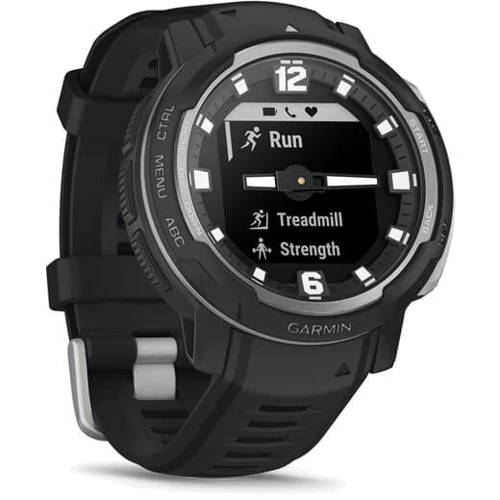 Смарт-часы Garmin Instinct Crossover Black (010-02730-03): Фитнес-функции Шагомер, Секундомер, Пульсоксиметр, GPS-модуль, Пульсометр