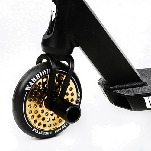 Самокат трюковий Best Scooter Warrior Black and Gold (112766): Тип гальма ножний