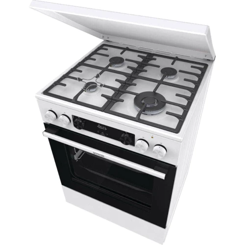 Плита комбинированная Gorenje GKS6C71WA: Управление механическое, электронное