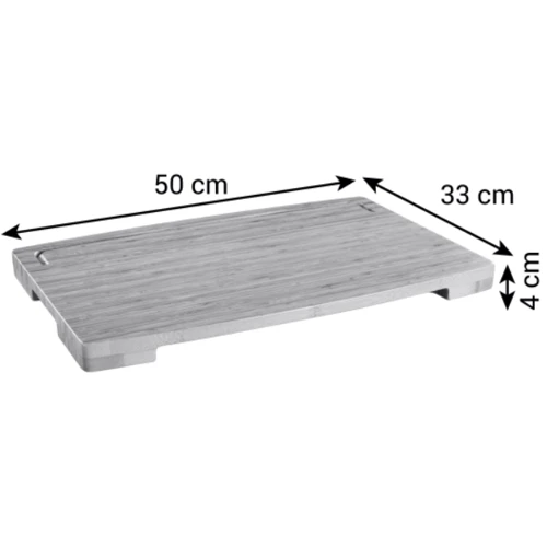 Дошка для нарізання Tescoma Azza 50x33 см (379892): Розміри, см 50х33х4