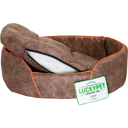 Лежак Lucky Pet Долли №2 коричневый 37х49х13 см (212944): Тип Лежак