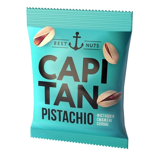 Фисташки Capitan соленые жареные 40 г (4820240032007)