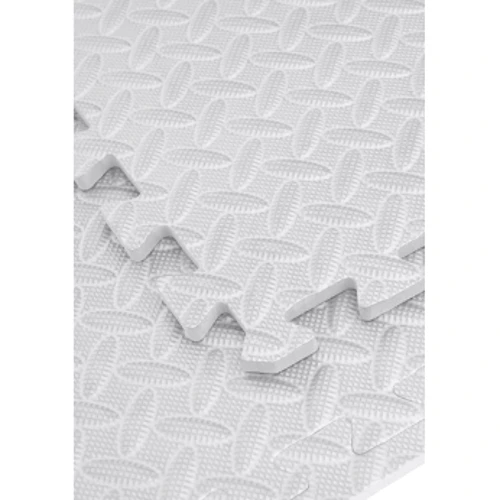 Мат и коврик для тренажера 4FIZJO Mat Puzzle EVA пазл (ласточкин хвост) 120 x 120 x 1 cм XR-0233 White фото 2