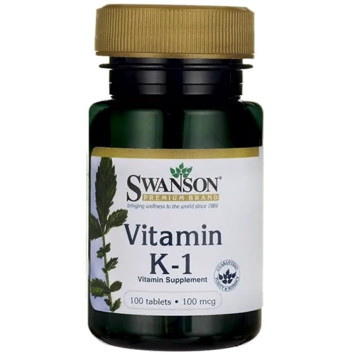 Swanson, Vitamin K-1 100 mcg 100 tabs (SWA-01994)
