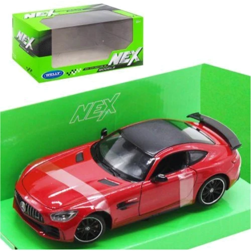 Машинка металлическая Welly Mercedes-AMG GT R 2 цвета, 1:24 (24081W)