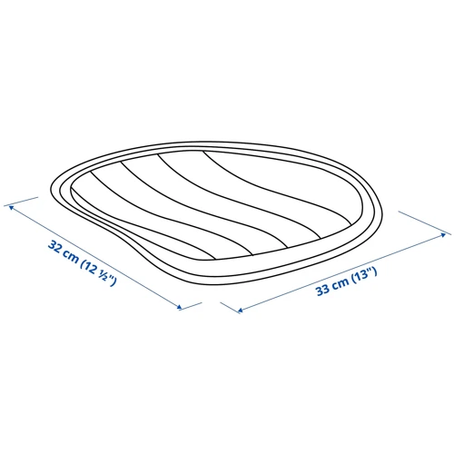 Подушка для дитячого крісла ІКЕА PYNTEN 33х32 см (905.388.26)