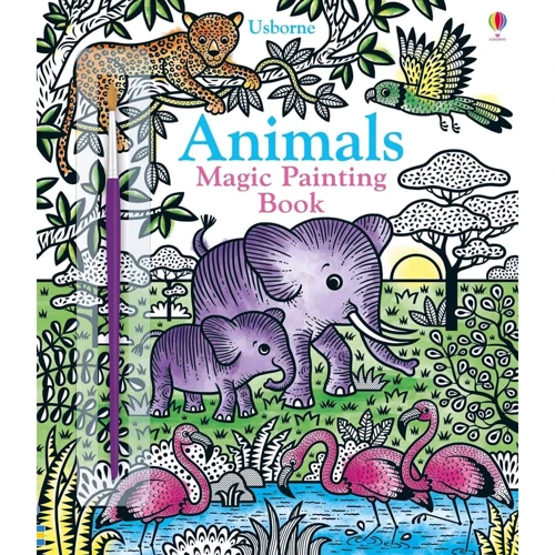 Animals Magic Painting Book / Книга розмальовка Чарівний розпис тварин