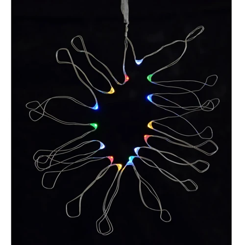 Електрогірлянди Yes! Fun LED-нить, 15 ламп, багатобарвна, 1,60 м
