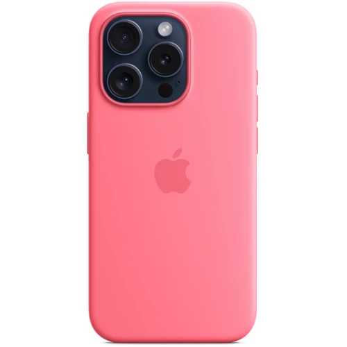 Чехол для iPhone Apple Silicone Case with MagSafe Pink (MWNJ3) for iPhone 15 Pro: Цвет розовый