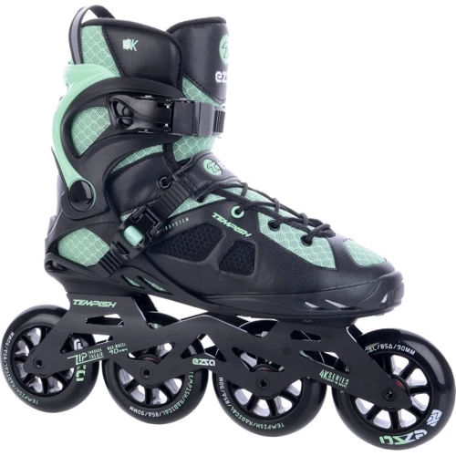 Роликовые коньки Tempish EZZA 90 LADY/38 черно-зеленые (1000056/38)