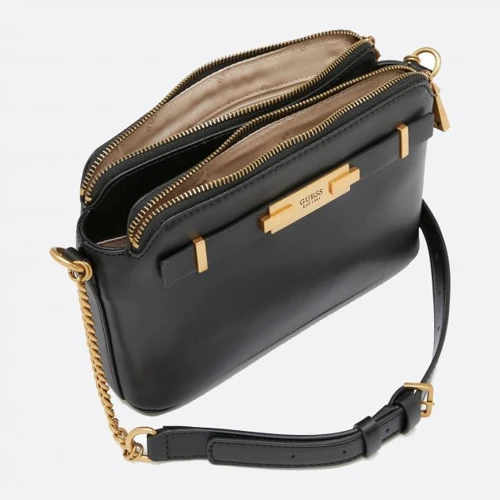 Женская сумка кросс боди Guess Bea Double Zip Crossbody черная (HWVB8132150-BLA): Страна производитель США