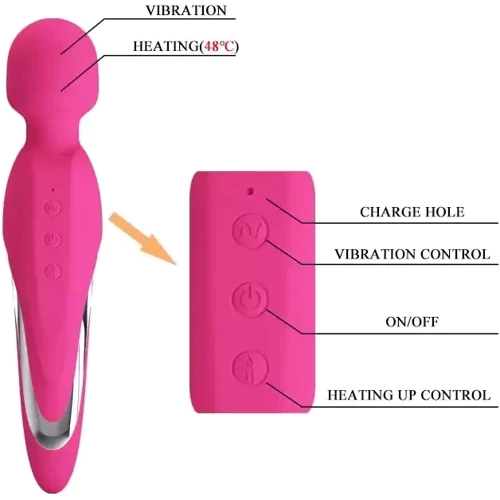 Вибратор с подогревом Pretty Love Michael, BI-014467-1