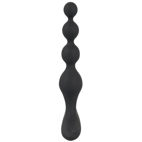 Анальная цепочка с вибрацией Orion Black Velvets Rechargeable Anal Beads