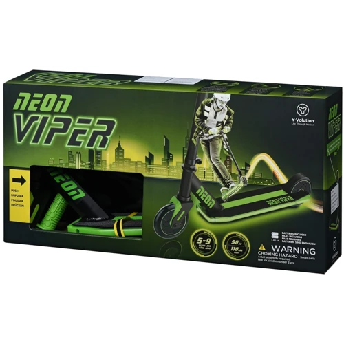 Самокат Neon Viper Зеленый (N100829): Конструкция рамы цельная