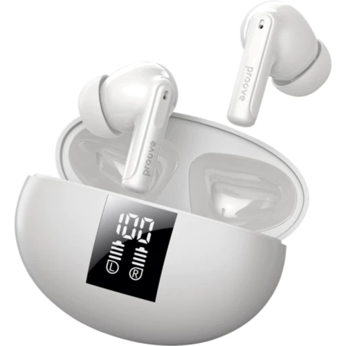 Наушники Proove Thunder Buds SE White (TWTBSE010002): Тип конструкции вакуумные