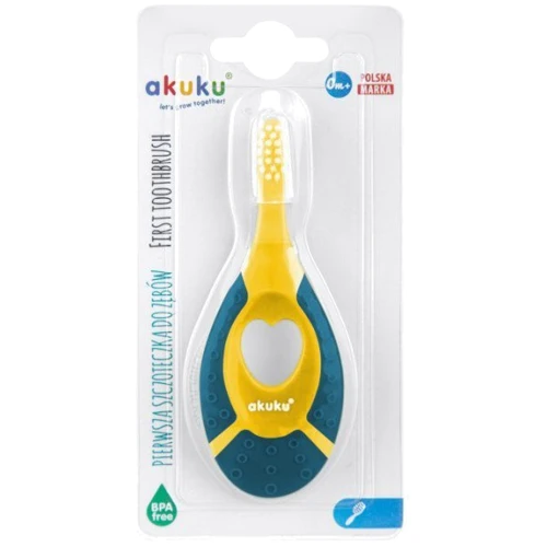 Зубная щетка Akuku 0-2 года синий (A0158): Производитель Akuku