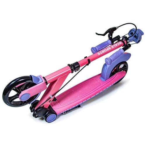 Самокат двухколесный Scale Sports SS-19 Розовый Ручной тормоз (612028921): Максимальная допустимая нагрузка, кг 80