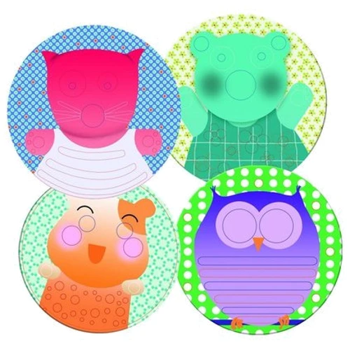 Художественный комплект Djeco Шарики и полосочки Мишка (DJ08914)