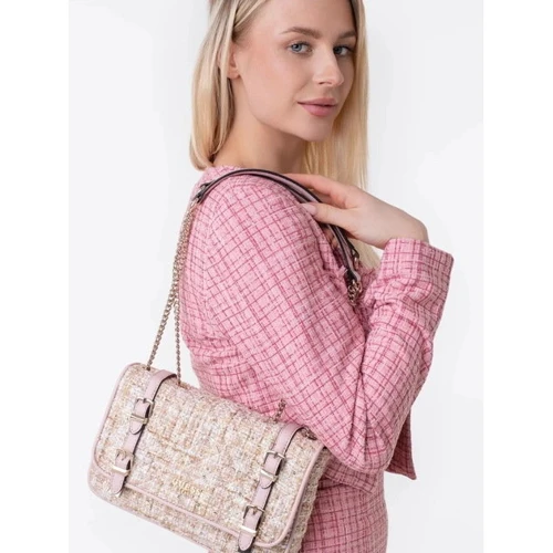 Женская сумка через плечо GUESS ADAM CONVERTIBLE XBODY FLAP золотая (HWTG8694210-GDM) фото 10
