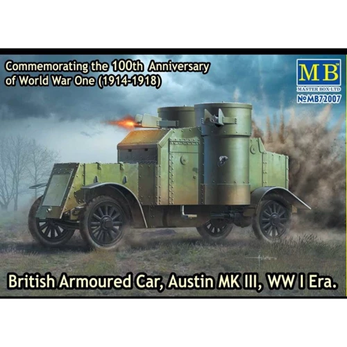 Модель Master Box Бронеавтомобиль Austin Mk.III, 1914-1918 (MB72007)