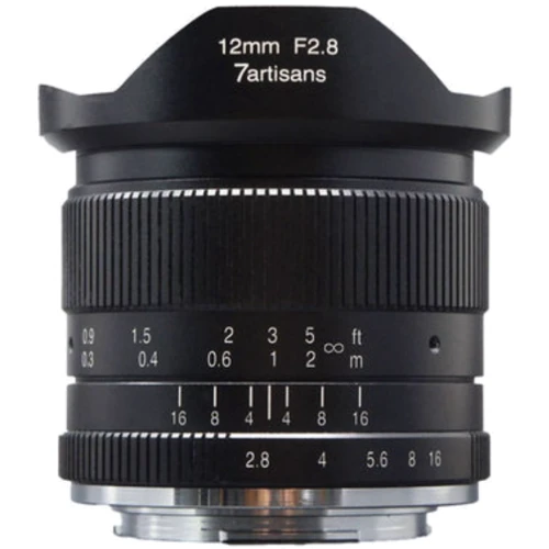 Объектив для фотоаппарата 7Artisans 12mm f2.8 Mark II M4/3 (Panasonic Olympus): Тип объектива Широкоугольный