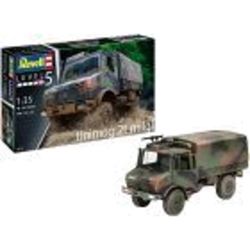 Сборная модель-копия Revell Грузовик Unimog 2T milgl Уровень 5 (RVL-03337): Производитель Revell
