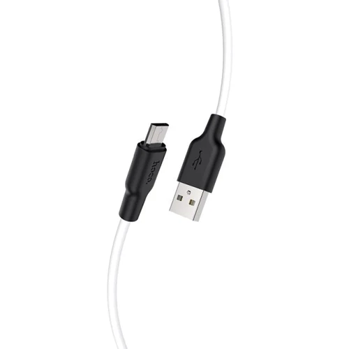 Кабель Hoco USB Cable to MicroUSB X21 Plus 2.4A 2m Black/White