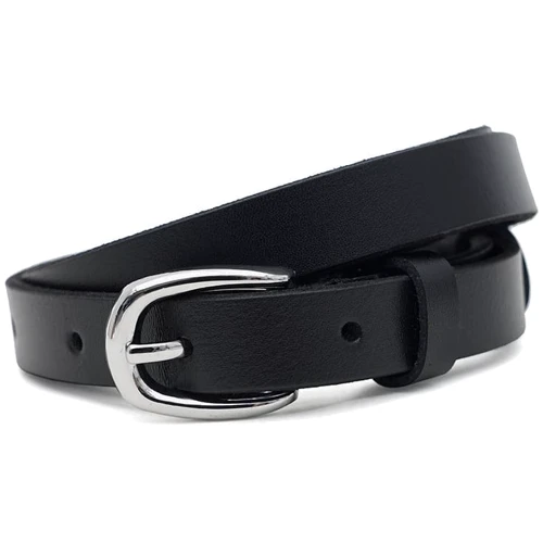 Женский ремень Borsa Leather черный (110v1genw54-black)