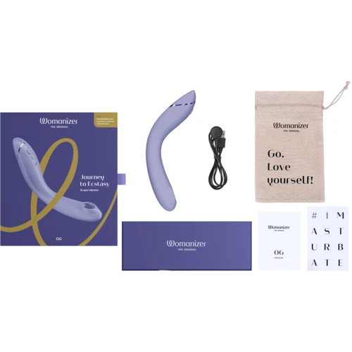 Вакуумный вибратор для точки G Womanizer OG Lilac
