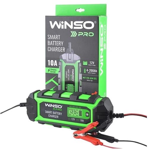 Интеллектуальное зарядное устройство Winso 139520: Напряжение заряжаемого аккумулятора, В 12