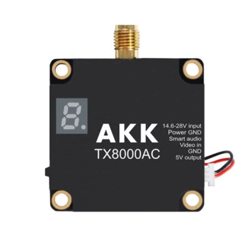 Відеопередавач (VTX) AKK Ultra Long Range 8W 4.9G-6G 96CH (TX8000AC)