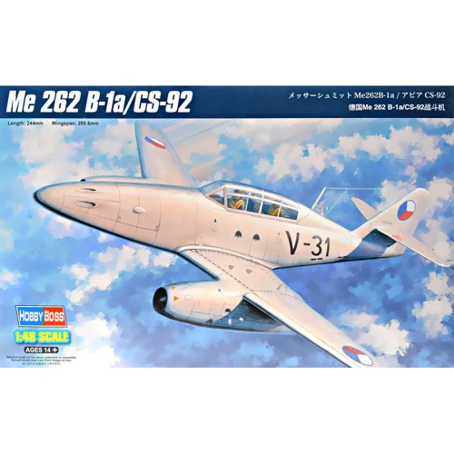 Учебно-тренировочный самолет Hobby Boss Me 262 B-1a/CS-92
