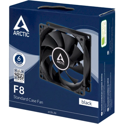 Кулер Arctic F8 Black (ACFAN00205A): Тип вентилятор