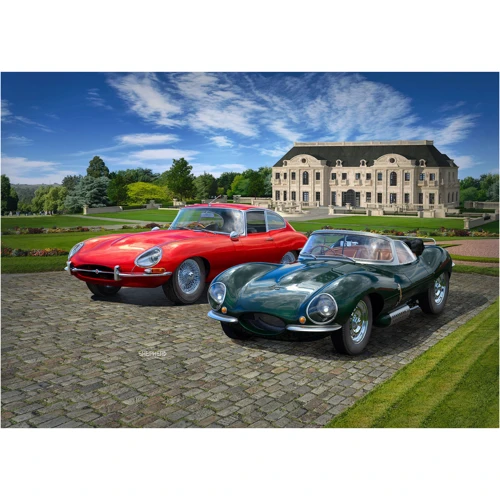 Сборная модель-копия Revell набор К 100-й годовщине автомобили Jaguar уровень 4 масштаб 1:24 (RVL-05667): Тип модели автомобили