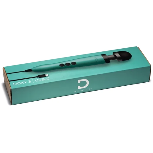 Вибромассажер DOXY 3 USB-C Massager Turquoise