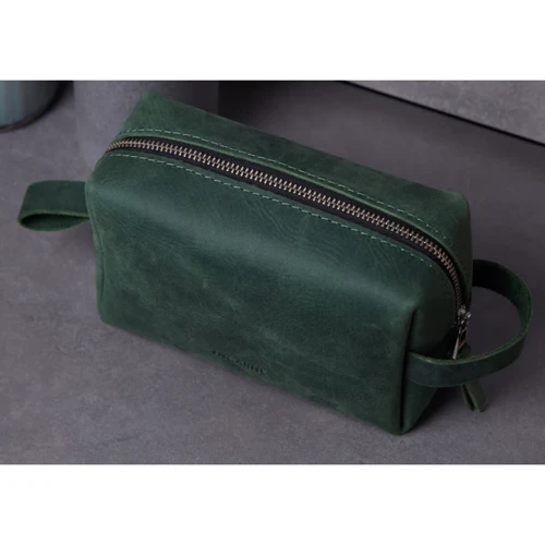 Косметичка INCARNE New Limit Никель Зеленый M 22x11x9 см фото 3